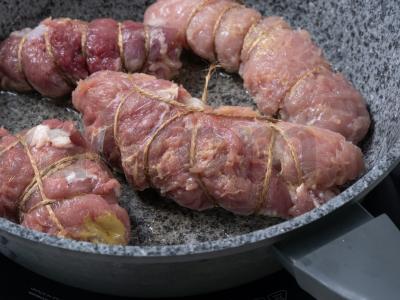 Kiaulienos ritinėliai su įdaru Žingsnis 7