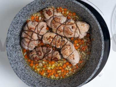 Kiaulienos ritinėliai su įdaru Žingsnis 10