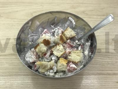 Paprastas salotas su uzbekų duona Žingsnis 5