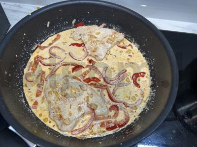 Kalakutų steikai grietinėlės padaže Žingsnis 8