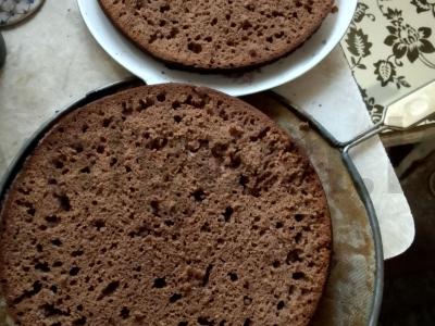 Greitas pyragas su uogiene arbatai Žingsnis 6