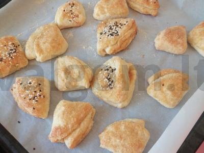 Sausainiai „Trikampiai“ su cukrumi Žingsnis 10