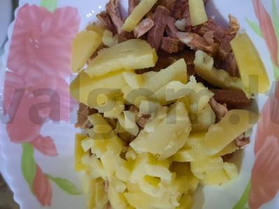 Salotos su virta jautiena „Žieminis“ Žingsnis 3