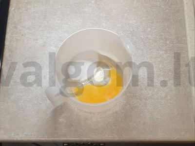 Brownie su švelniu varškės įdaru Žingsnis 3