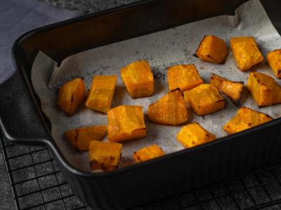 Moliūgų užkandis su halumi Žingsnis 2