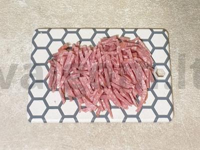 Salotas „Skanus“ su sausainiais ir kukurūzais Žingsnis 2