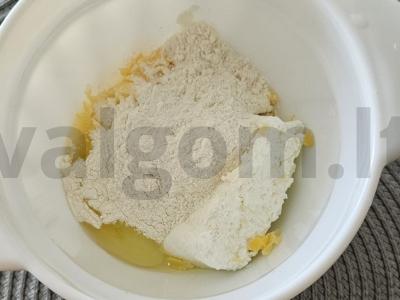 Varškės-sūrio žiedai Žingsnis 2