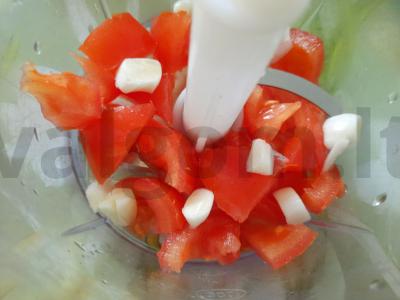 Lino krekeriai su pomidoru Žingsnis 2