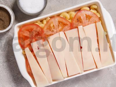 Makaronai su pomidorais orkaitėje Žingsnis 6