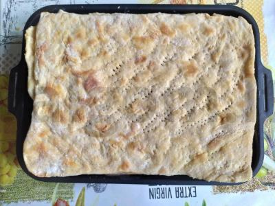 Tortas „Napoleonas“ su dviem tešlos rūšimis Žingsnis 11