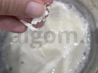 Manų košė su virintu kondensuotu pienu Žingsnis 5