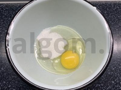 Vafliai su vaikų varške ir kokosų miltais Žingsnis 1