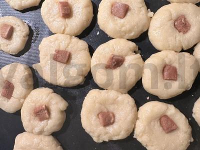 Sviestinės sausainių su siurprizu Žingsnis 5