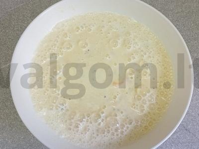 Mango, kivi, nektarino ir pieno kokteilis Žingsnis 5