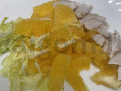 Salotas „Eflisun“ su apelsinu Žingsnis 4