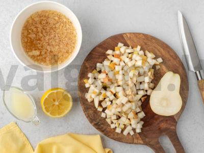 Tortas „Kriaušės karamelėje“ Žingsnis 5