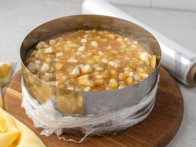 Tortas „Kriaušės karamelėje“ Žingsnis 9