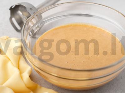 Tortas „Kriaušės karamelėje“ Žingsnis 16