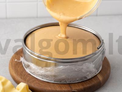 Tortas „Kriaušės karamelėje“ Žingsnis 17