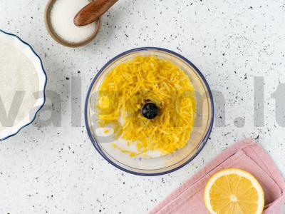 Citrininis aguonų keksiukas Žingsnis 3