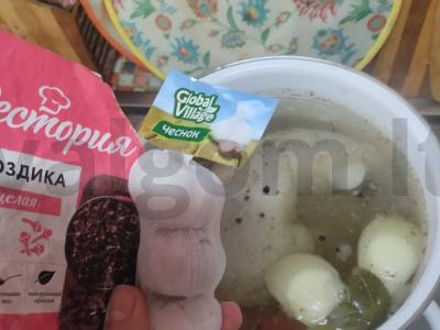 Jautienos liežuvis su kaparėliais Žingsnis 2