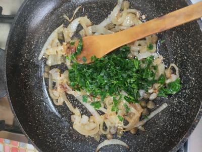 Jautienos liežuvis su kaparėliais Žingsnis 6