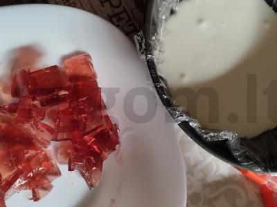 „Stiklinis tortas“ Žingsnis 5