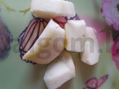 Smuzi su džiovintais vaisiais, bananais ir vaisiais Žingsnis 2