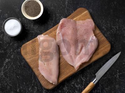 Vištienos krūtinėlė su obuoliais ir sūriu Žingsnis 1