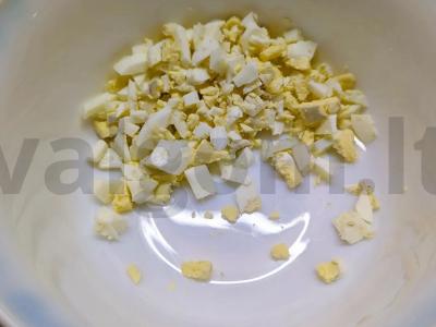 Salotas su rūkytomis žuvimis ir šampinjonais Žingsnis 1