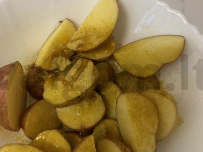 Maži bulvės orkaitėje Žingsnis 3