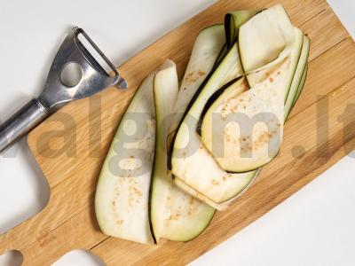 Traškūs baklažanų ritinėliai Žingsnis 1