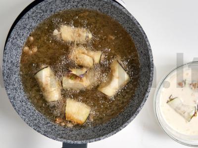 Traškūs baklažanų ritinėliai Žingsnis 5