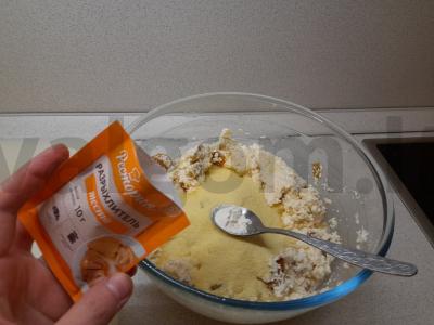 Varškės apkepas su obuoliu Žingsnis 4