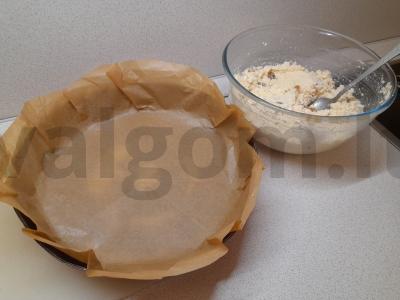 Varškės apkepas su obuoliu Žingsnis 6