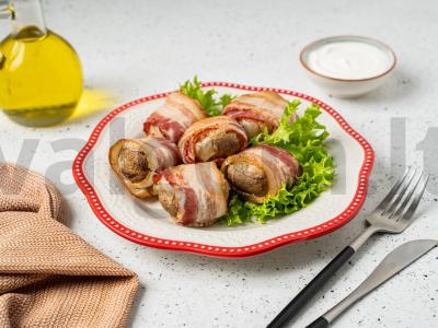 Kepti pievagrybiai su sūriu ir šonine pagrindine nuotrauka