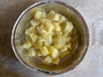 Bulvės su voveraitėmis ir sūriu „Grybautojo pietūs“ Žingsnis 2