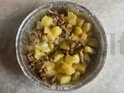 Bulvės su voveraitėmis ir sūriu „Grybautojo pietūs“ pagrindine nuotrauka