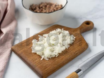 Žuvies konservų ir ryžių kotletai Žingsnis 4