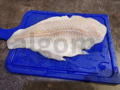 Žuvies filė su daržovėmis po sūriu Žingsnis 1