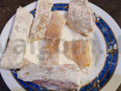 Žuvies filė su daržovėmis po sūriu Žingsnis 6