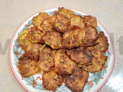 Cukinijų blynai su dešra ir sūriu Žingsnis 12