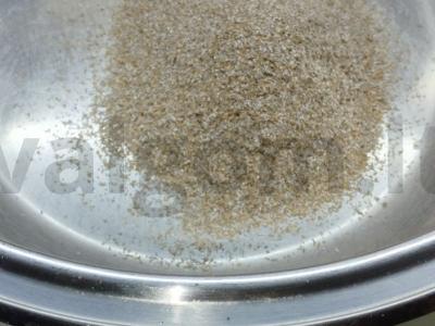 Vegetariški sausainiai su sėlenomis Žingsnis 1