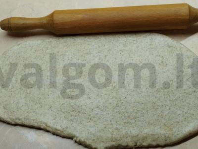 Vegetariški sausainiai su sėlenomis Žingsnis 9