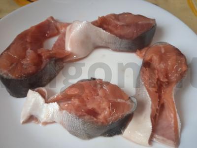 Lašiša, kepta su pievagrybiais ir Briuselio kopūstais po sūriu Žingsnis 1