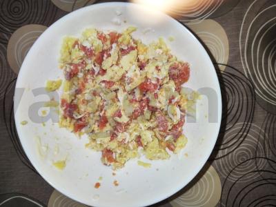 Lašišų salotas „Mandarinka“ Žingsnis 3