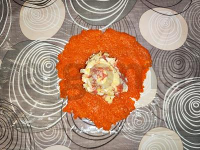 Lašišų salotas „Mandarinka“ Žingsnis 5