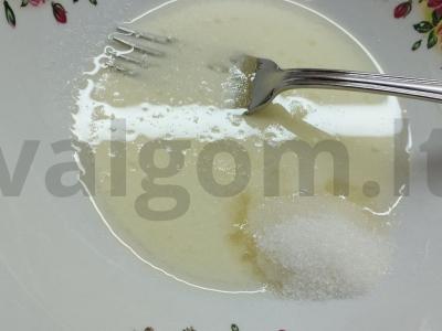 Avižiniai sausainiai keptuvėje Žingsnis 3