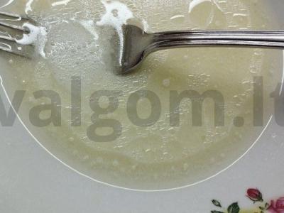 Avižiniai sausainiai keptuvėje Žingsnis 4