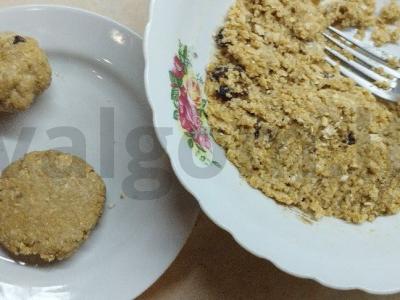 Avižiniai sausainiai keptuvėje Žingsnis 9